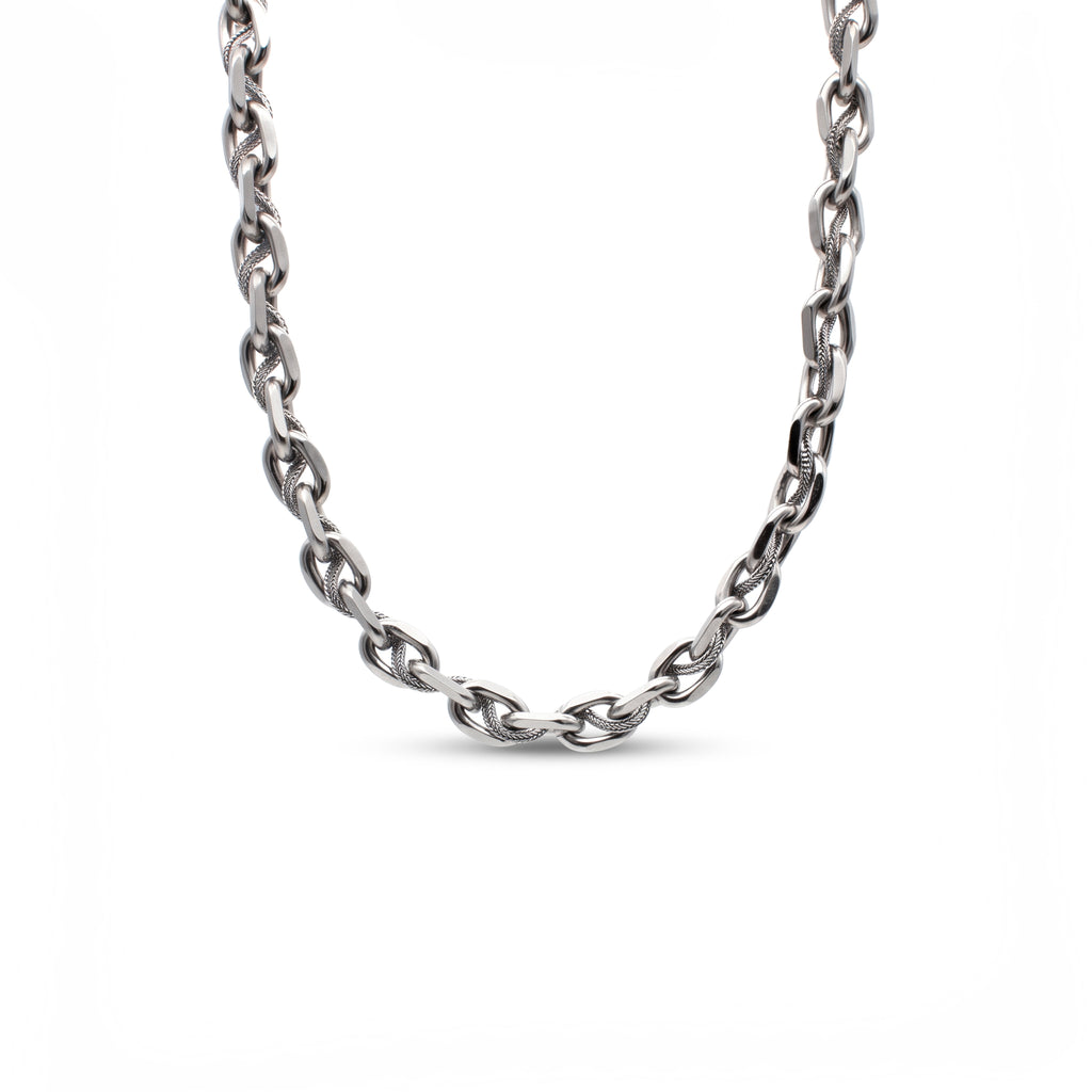 COLLANA CATENA TETI SILVER