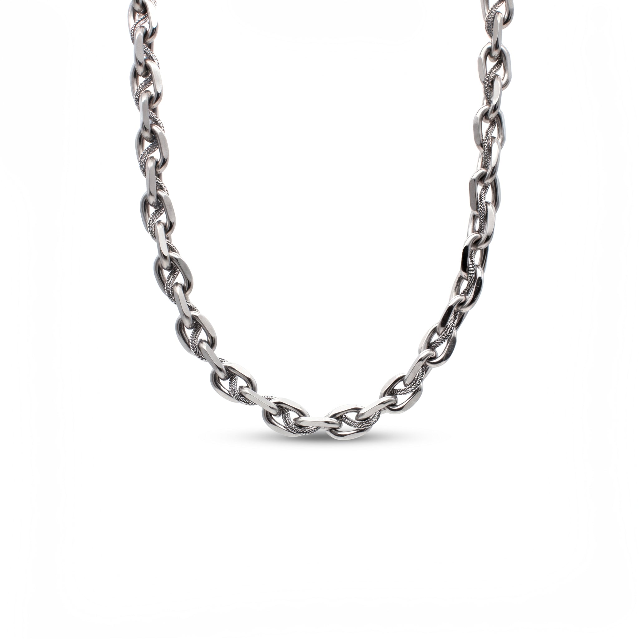 COLLANA CATENA TETI SILVER