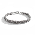 BRACCIALE INTRECCIO SATURNO SILVER