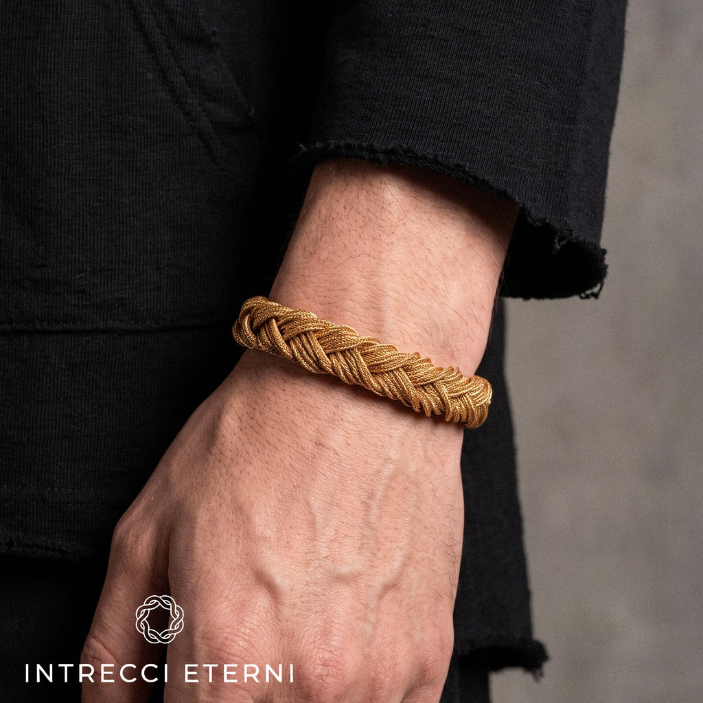 BRACCIALE INTRECCIO MARTE GOLD