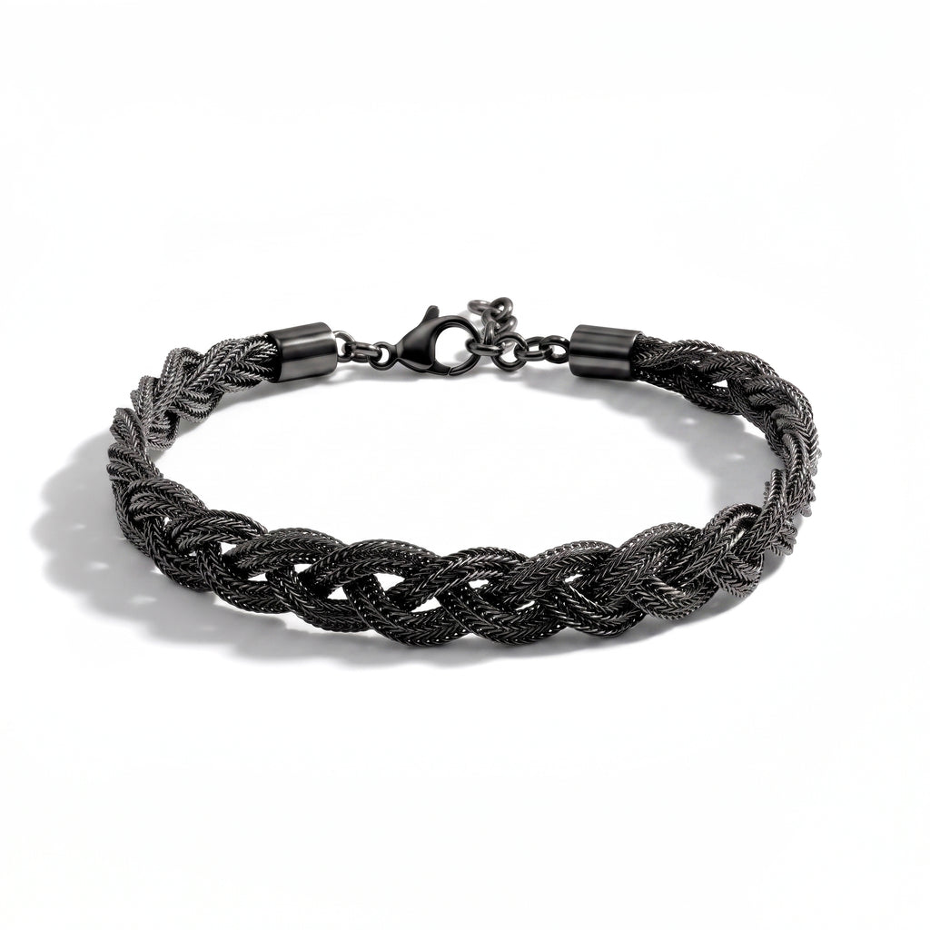 BRACCIALE INTRECCIO VENERE BLACK