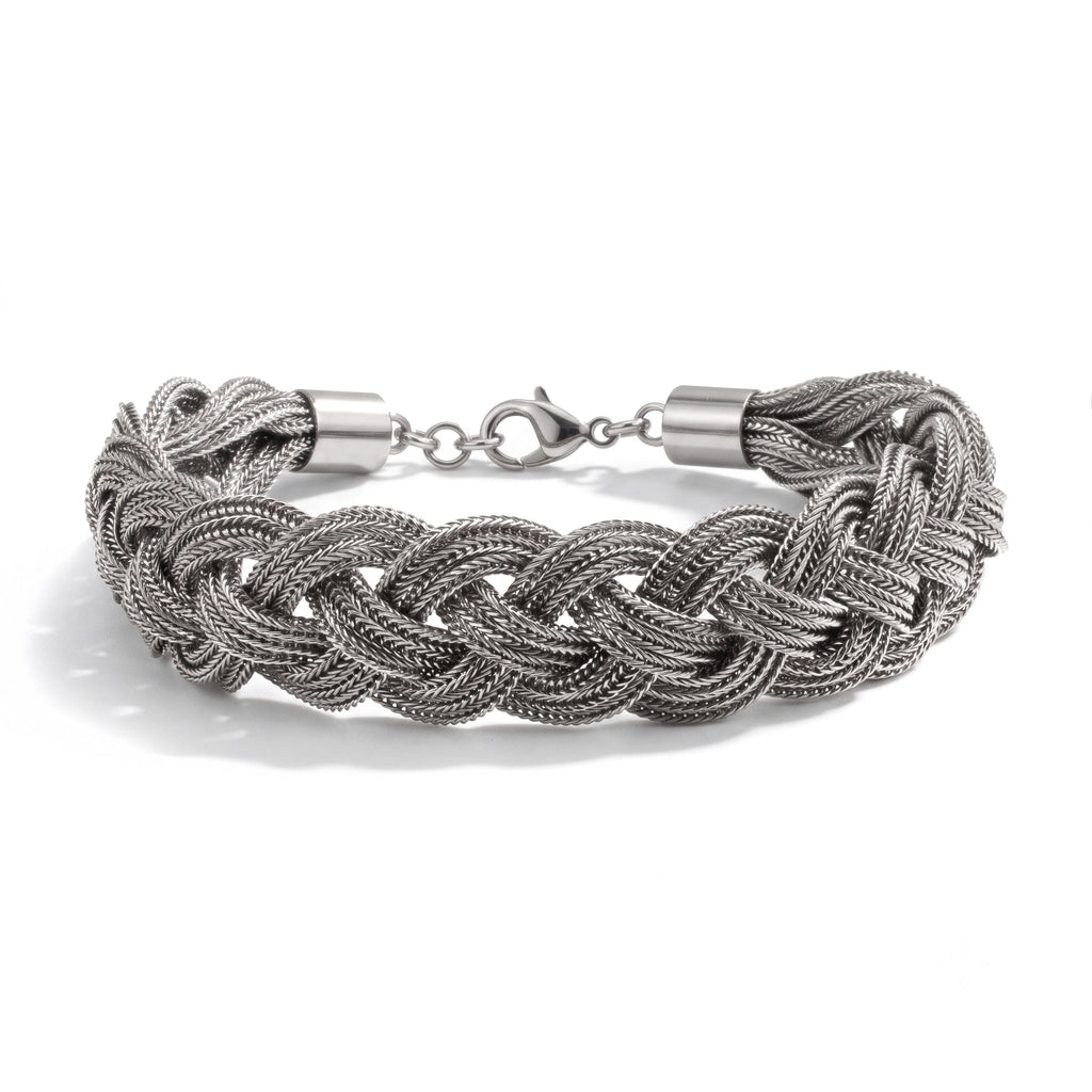 BRACCIALE INTRECCIO ERIS SILVER