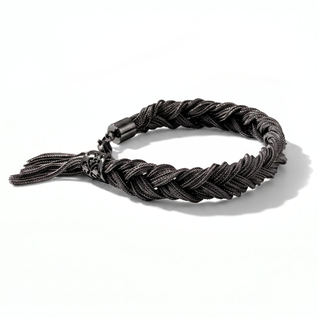 BRACCIALE INTRECCIO MARTE BLACK
