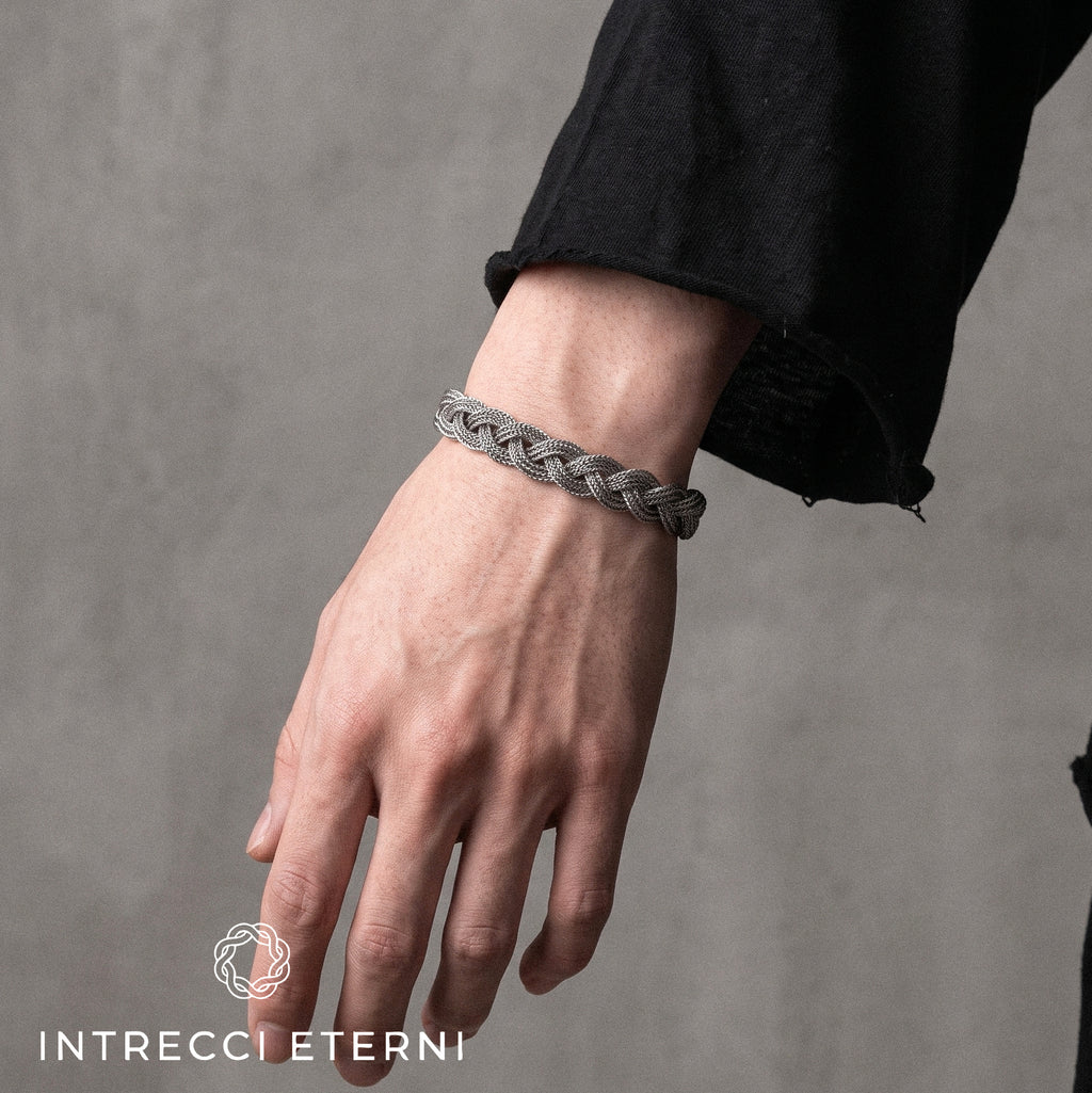 BRACCIALE INTRECCIO VENERE SILVER