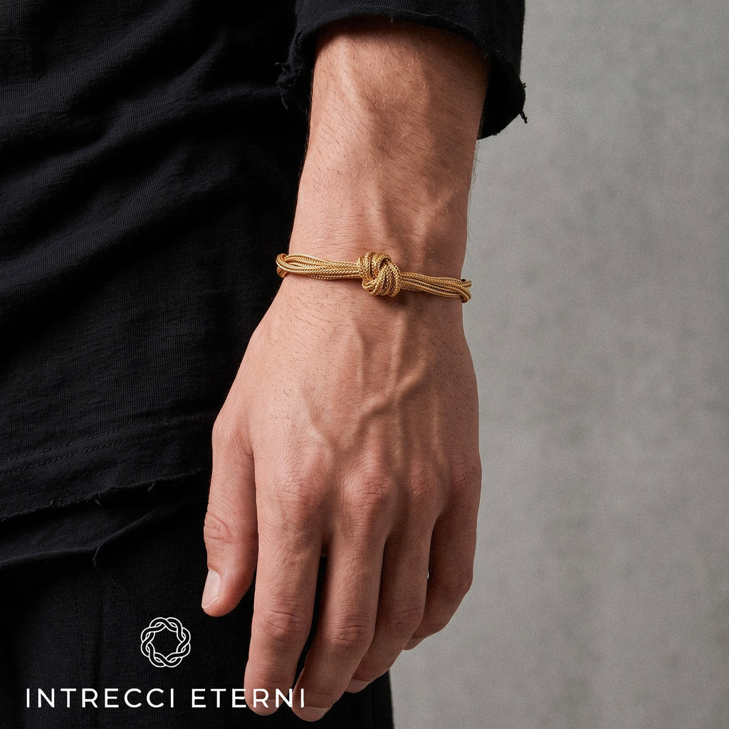 BRACCIALE NODO RIGEL GOLD