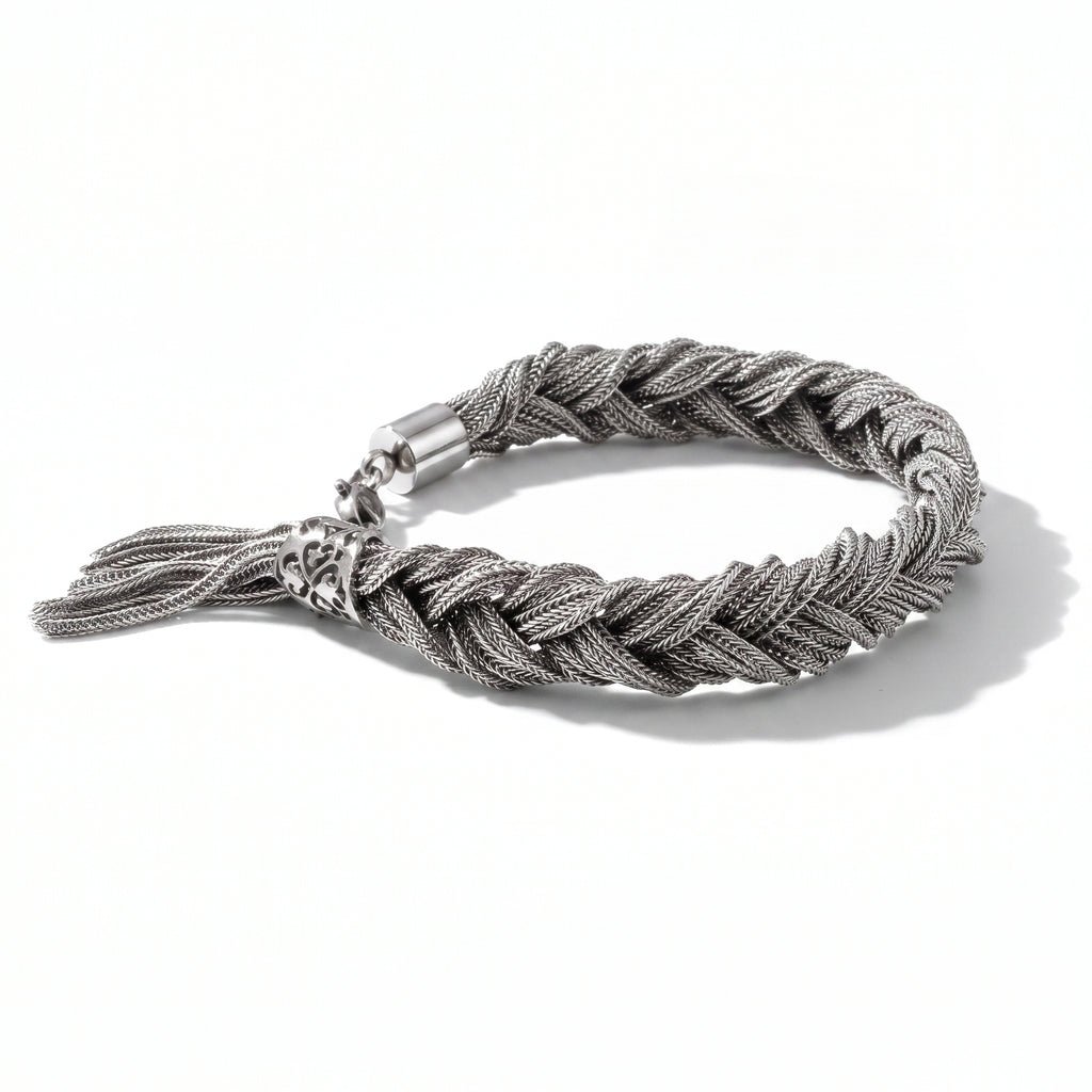 BRACCIALE INTRECCIO MARTE SILVER