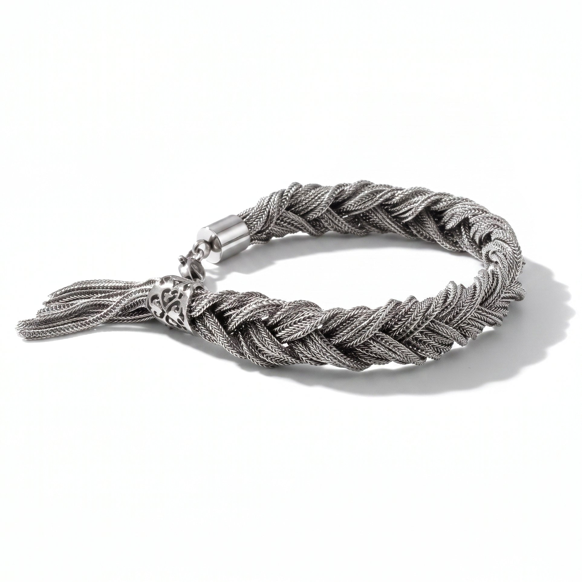 BRACCIALE INTRECCIO MARTE SILVER