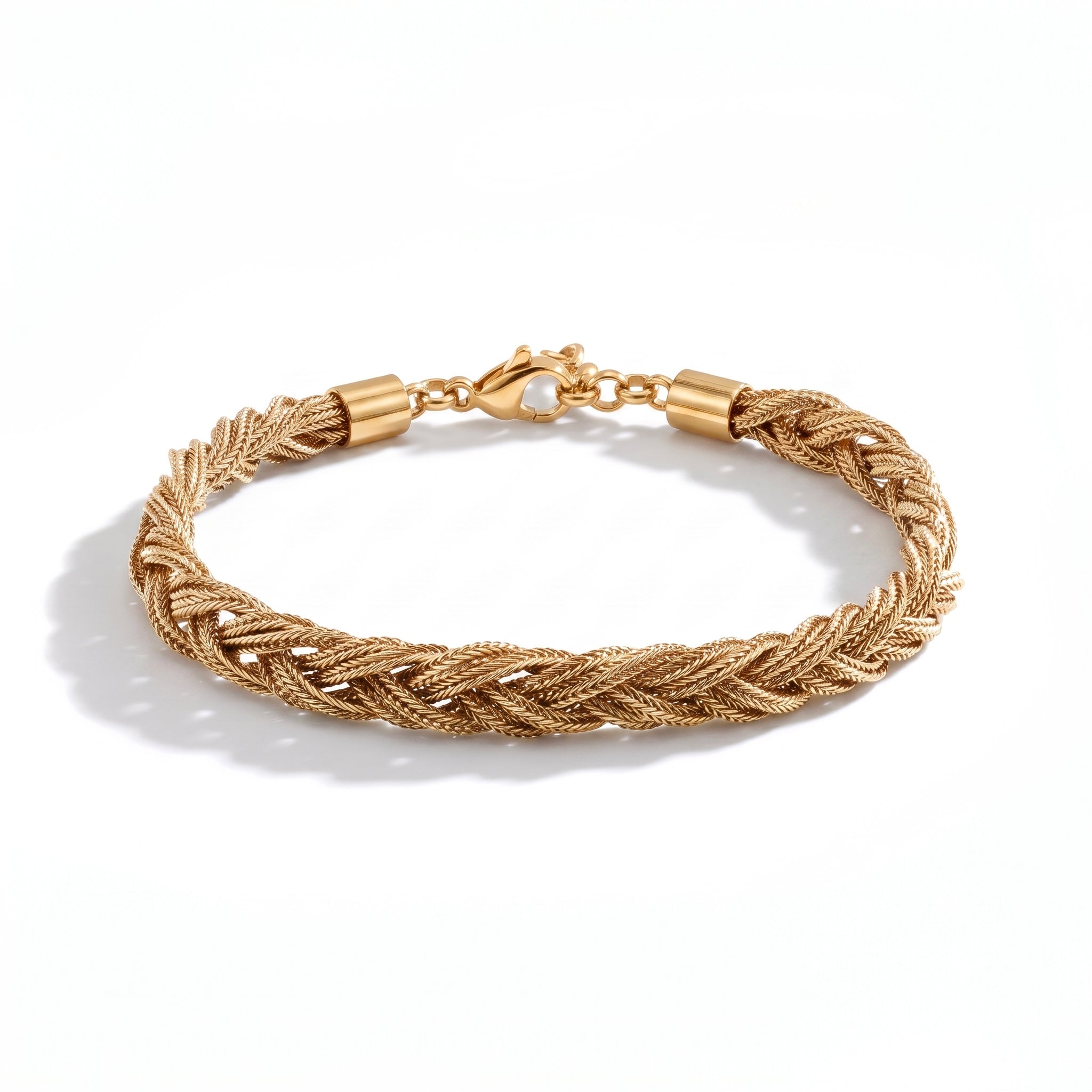 BRACCIALE INTRECCIO SATURNO GOLD