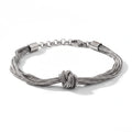 BRACCIALE NODO RIGEL SILVER